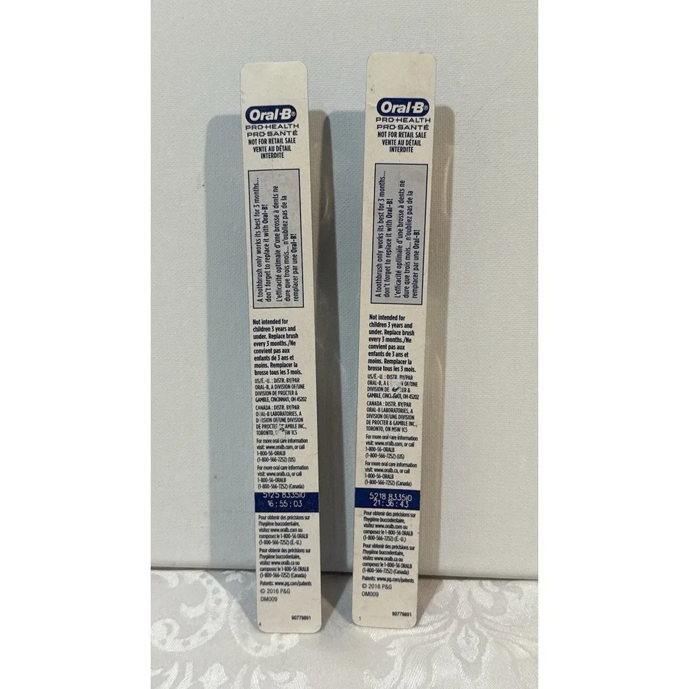 Oral-B Pro-Health‎ All-In-One angled cross toothbrushes tongue cheek cleaner 2